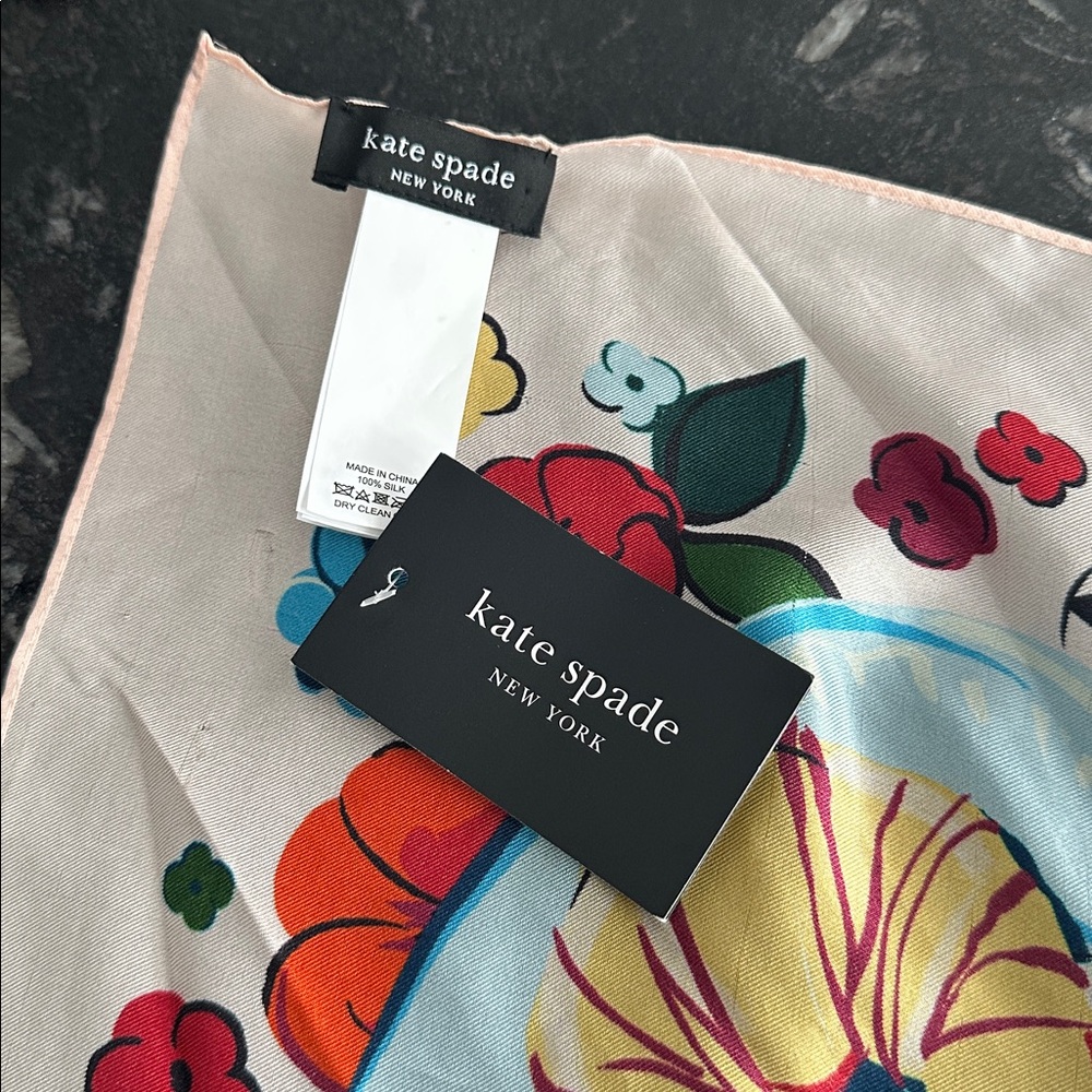 Kate Spade silk scarf table scape design